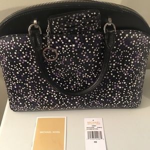 Michael Kors Lg Dome Purse W/ Matching ID Wallet